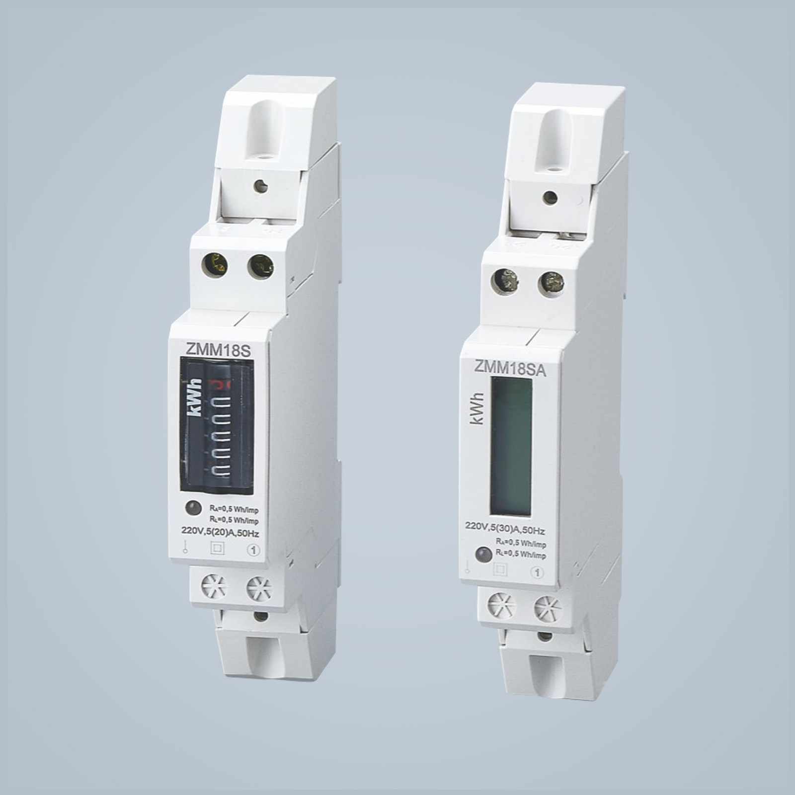 ZMM18S/SA 導軌式單相電能表